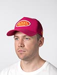 Бейсболка VON DUTCH арт. VD/1/CT/POLY/13  (малиновый)